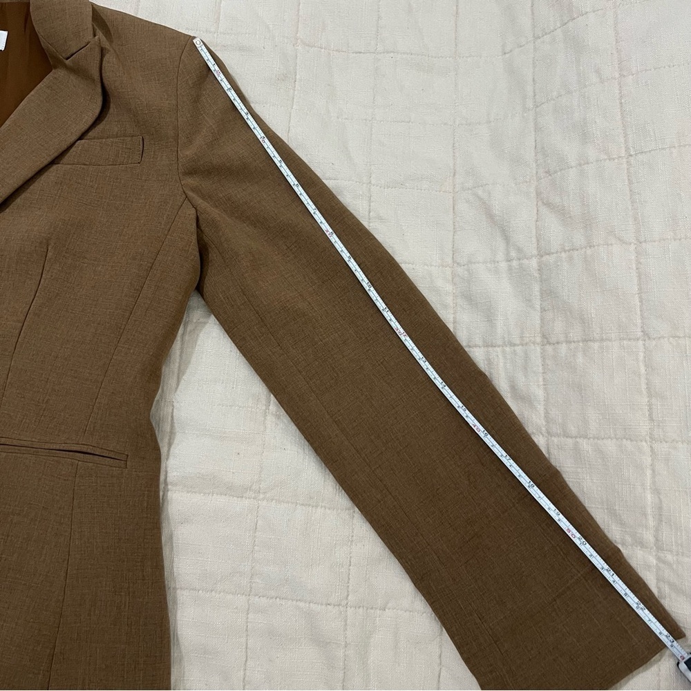 Tahari Arthur S. Levine Blazer Jacket Tan Brown Size 2 - Picture 10 of 10